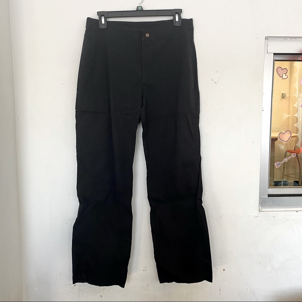 Athleta Black Cargo Pants Medium